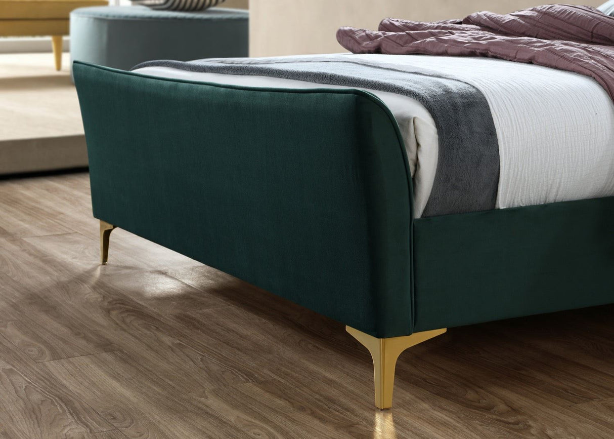 Clover Small Double Bed - Green