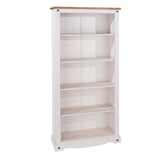 Corona White Tall Bookcase