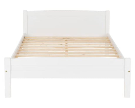 Amber Double Bed - White