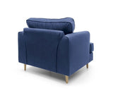 Harper Armchair - Oxford Blue