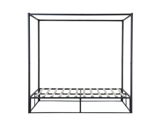 Farringdon Metal 4 Poster Double Bed - Black FARRINGDON METAL 4 POSTER BED BLACK