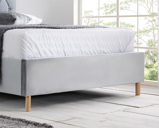 Loxley Small Double Ottoman Bed - Grey