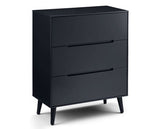 ALICIA 3 DRAWER CHEST - ANTHRACITE