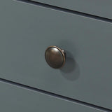 Alva 3 Drawer Bedside - Dark Grey