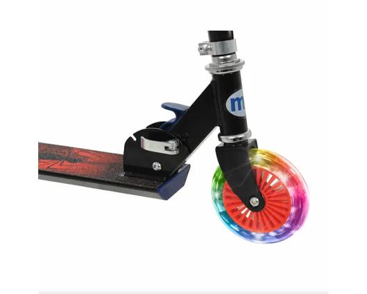 Spiderman Folding Inline Scooter with Light Up wheels