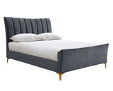 Clover Double Bed - Grey