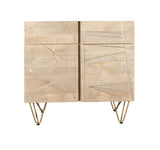 Light Gold 2 Door Medium Sideboard