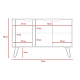 Manhattan Medium Sideboard with 3 Doors