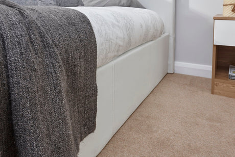 end lift ottoman 90cm white