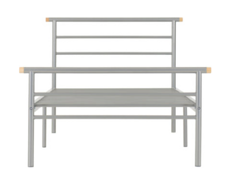 Orion Single Bed - Silver