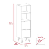 Manhattan Tall Bookcase with 2 Doors