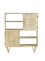 Light Gold Display Cabinet