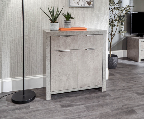 Bloc Compact Sideboard Concrete