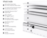 Jay-Be® Firm Hybrid 2000 e-Pocket™ Truecore® Eco-Friendly Mattress - King