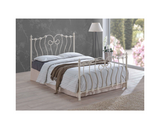 Inova Small Double Bed Frame - Ivory