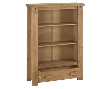 Tortilla 1 Drawer Bookcase - Distressed Waxed Pine