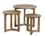 Nidri Nest of 3 Tables Oak