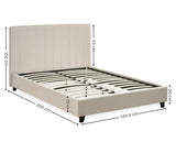 Aylen Bed Oatmeal  - Double