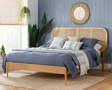 Elina King Rattan Bed