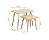 Herringford Nest Of Tables - Oak