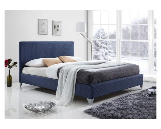 Brooklyn Double Bed Frame - Blue