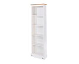 Corona tall narrow bookcase