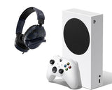 Xbox Series S 1TB Digital Console White with Turtle Beach Recon 70 Blue Camo Headset