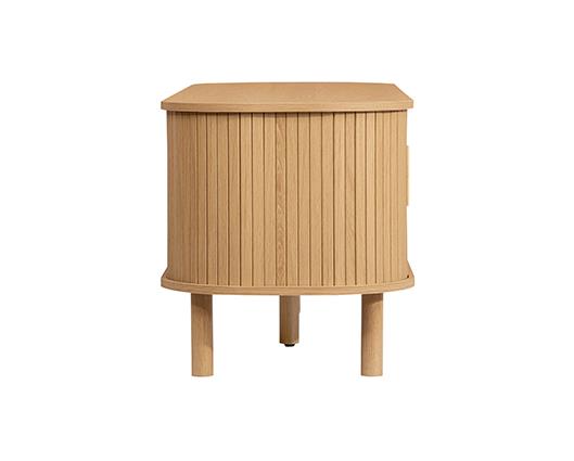 Axel Fluted Small TV Unit - Oak