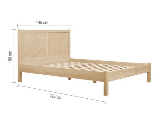 Herringford Bed Oak - Double