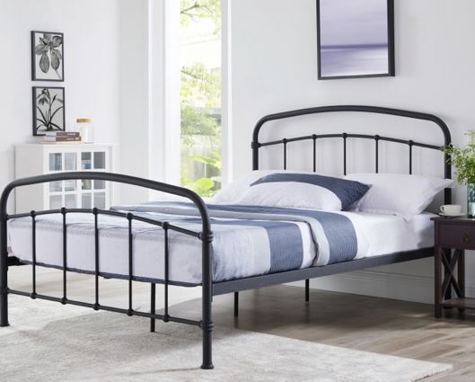 Halston 5.0 Kingsize Black Bed