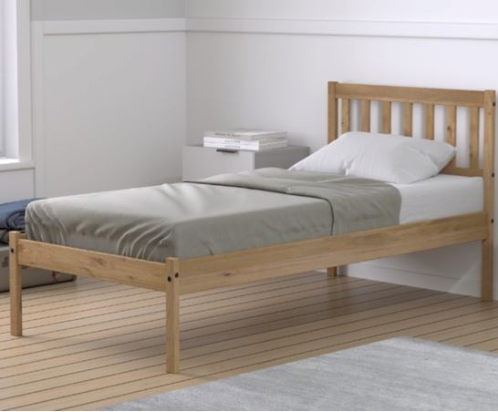 Lisbon Single Bed - Pine