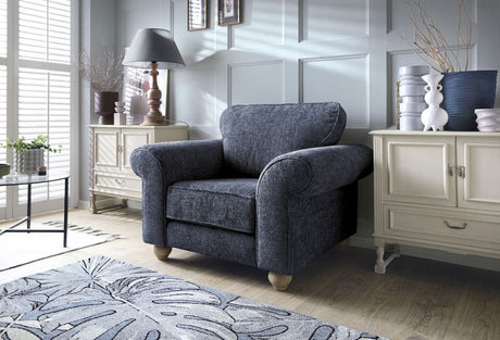 Ingrid Armchair - Dark Blue