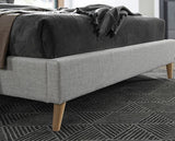 Harper Double Bed - Dove Grey