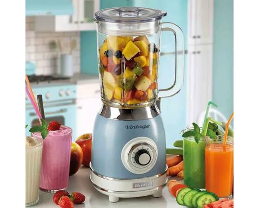 Ariete Vintage 1.5 Litre Glass Jug Blender -  Blue