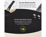 Townhouse 14 Piece Pan and Tool Set - Cream