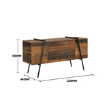Abbey TV Cabinet with 2 Drawers