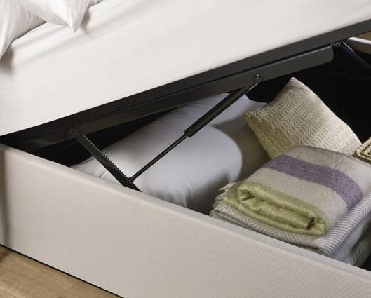 Aylen Ottoman Storage Bed Oatmeal - King