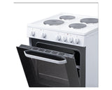 Simfer SIM60EW 60cm Single Cavity Electric Cooker with Solid Plate Hob