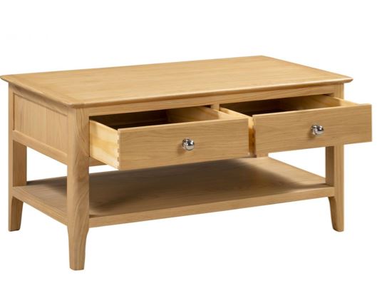 COTSWOLD COFFEE TABLE WITH 2 DRAWERS