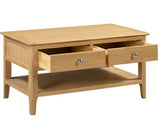 COTSWOLD COFFEE TABLE WITH 2 DRAWERS