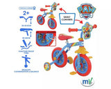 Paw Patrol 2 in 1 10" Training Bike
