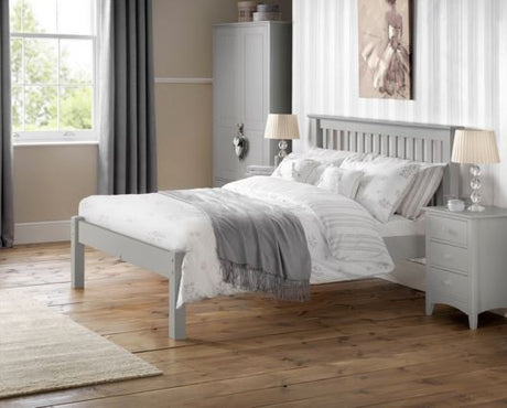 Barcelona LFE Double Bed - Dove Grey