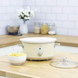 Swan 3.5L Slow Cooker Retro Cream