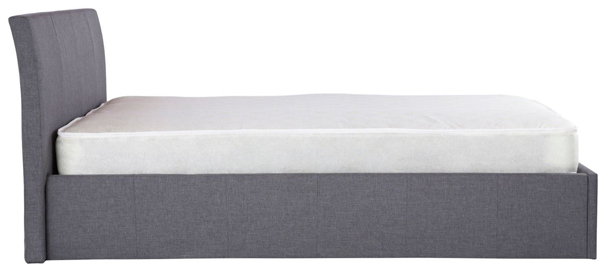 Ascot 150cm ottoman grey fabric