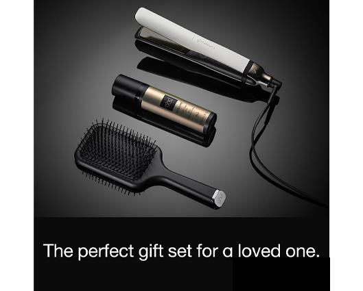 GHD Platinum+ Hair Straightener Gift Set - White