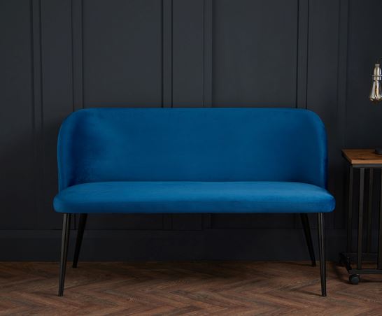 Zara Dining Bench Blue