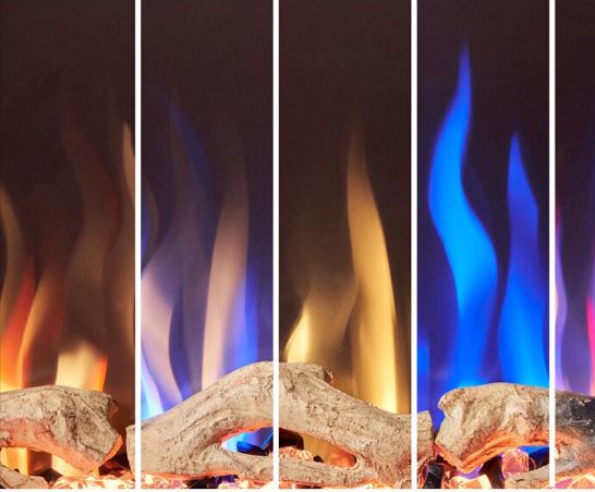 Orlando Inset/Wall Mounted Fire,50"