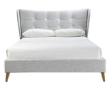 Harper Double Bed - Dove Grey