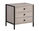 Zahra Nightstand with 3 Drawers