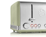 4 Slice Retro Green Toaster